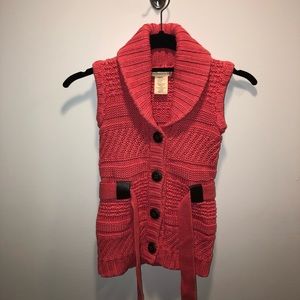 The Eagle’s Eye girls knit sweater vest Sz 5/6
